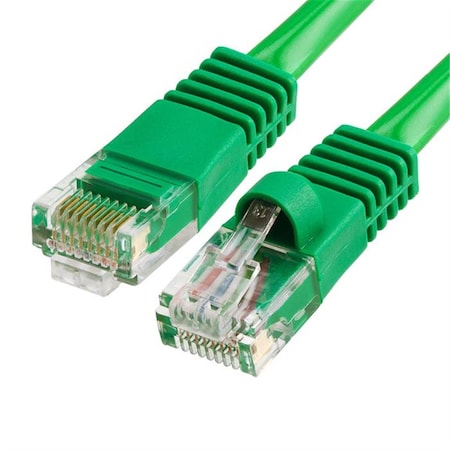 350 MHz RJ45 Cat5e Ethernet Network Patch Cable - 3 Ft. - Green